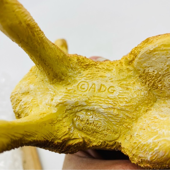 Vintage Fawn Deer Figurine Spotted Ashton Drake Galleries Heavy 1995 - Picture 8 of 10